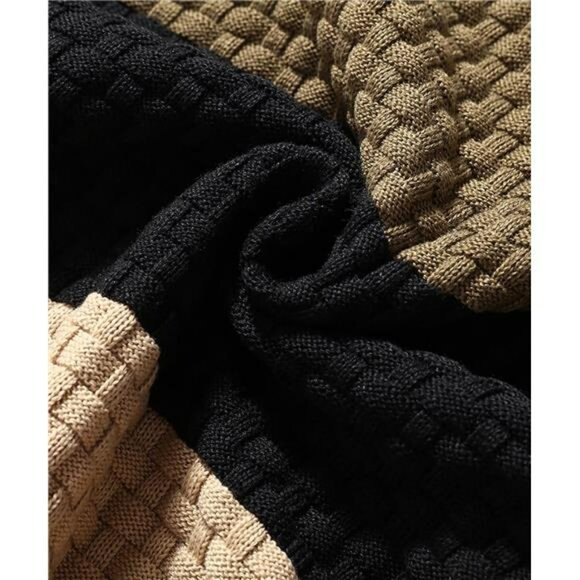 Mens Slim Fit Hooded Sweater Long Sleeve Knit Pullover Hoodie Lightweight - Picture 5 of 6